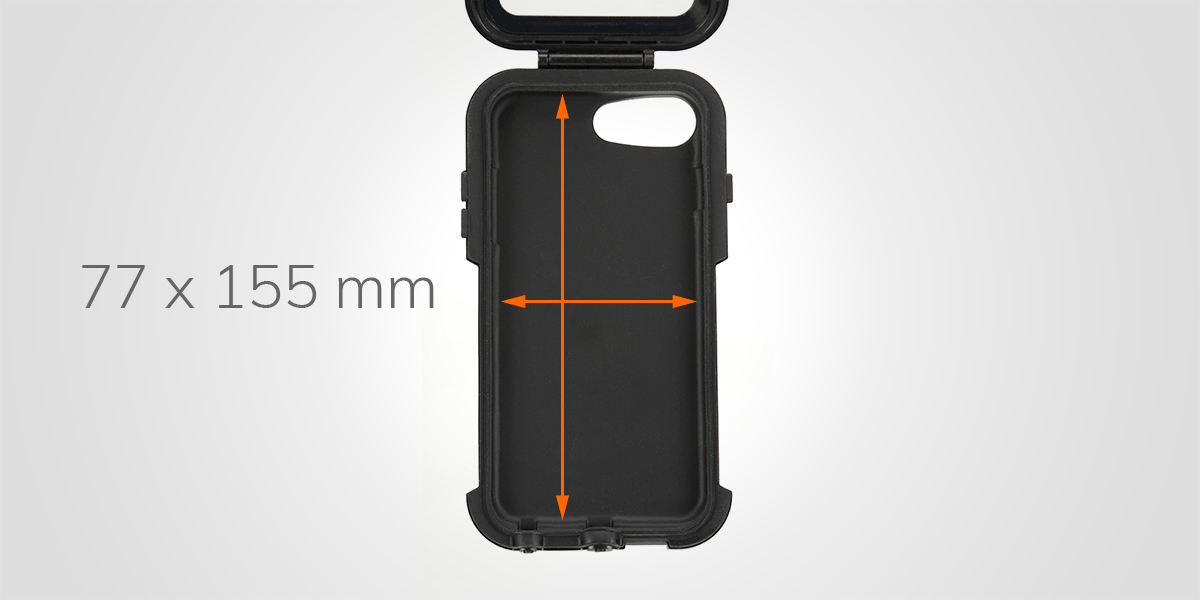 Custodia rigida per smartphone Supporto iphone moto specifico per iPhone 6 Plus, 7 Plus, 8 Plus