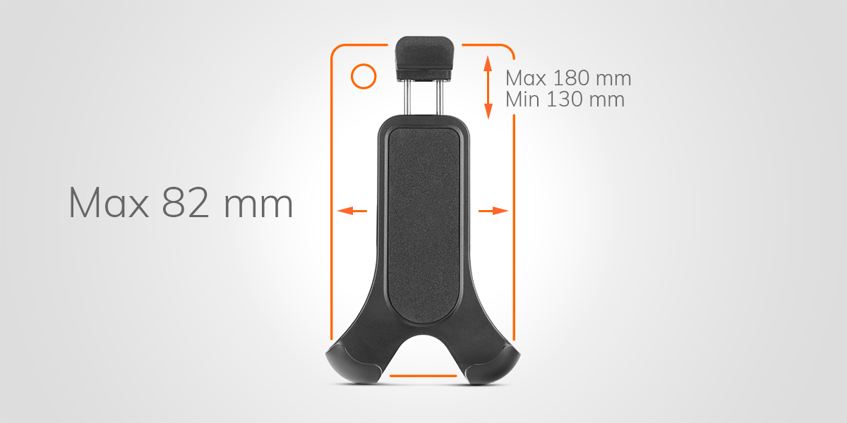 Porta smartphone universale - 82x130-180mm 