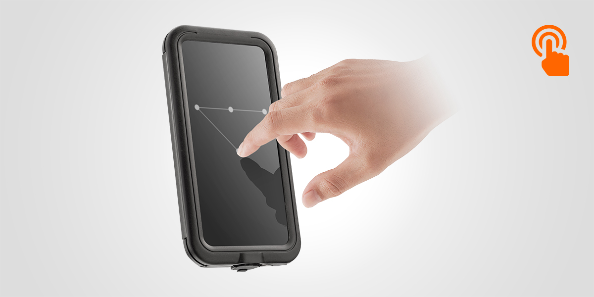 Custodia rigida universale per smartphone - 78x165mm