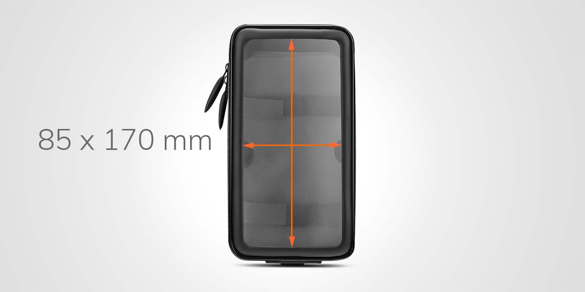 Custodia porta telefono con portafoglio - 85x170mm 