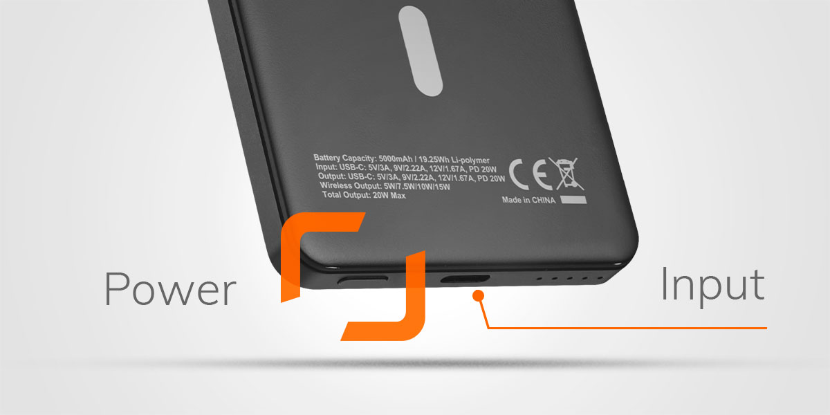 Powerbank wireless magnetico - 15W