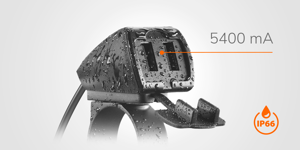 Presa usb moto impermeabile Usb A - 30W