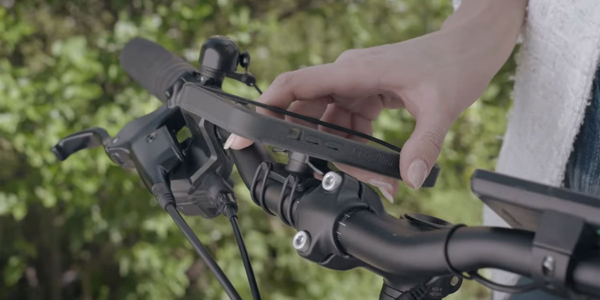 Custodia Duolock e MagSafe iPhone 13 / 14 video_bici